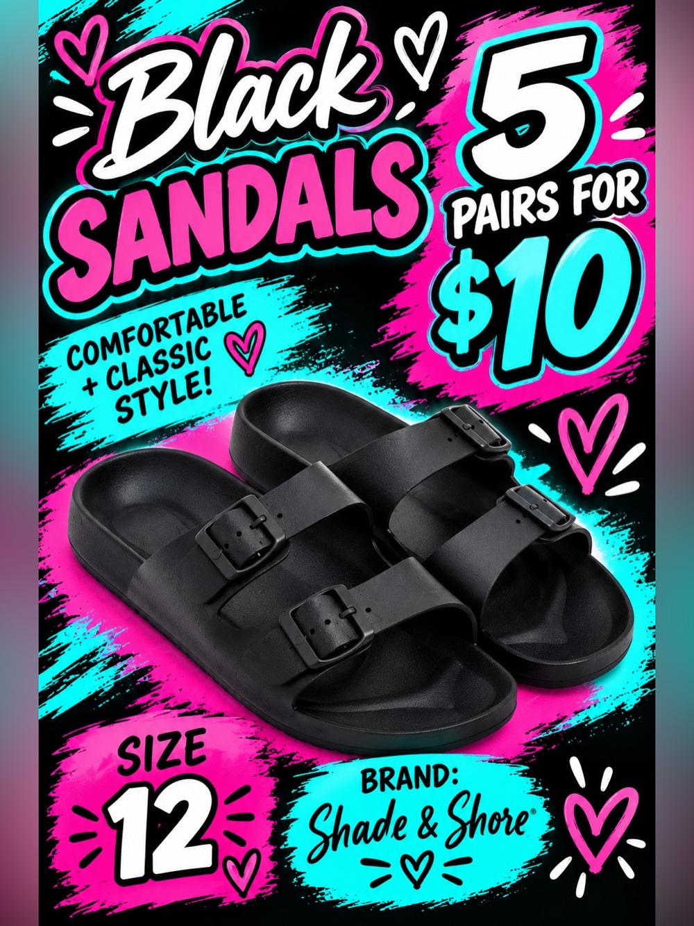5/$10 PAIRS of Shade & Shore Women's SIZE 12